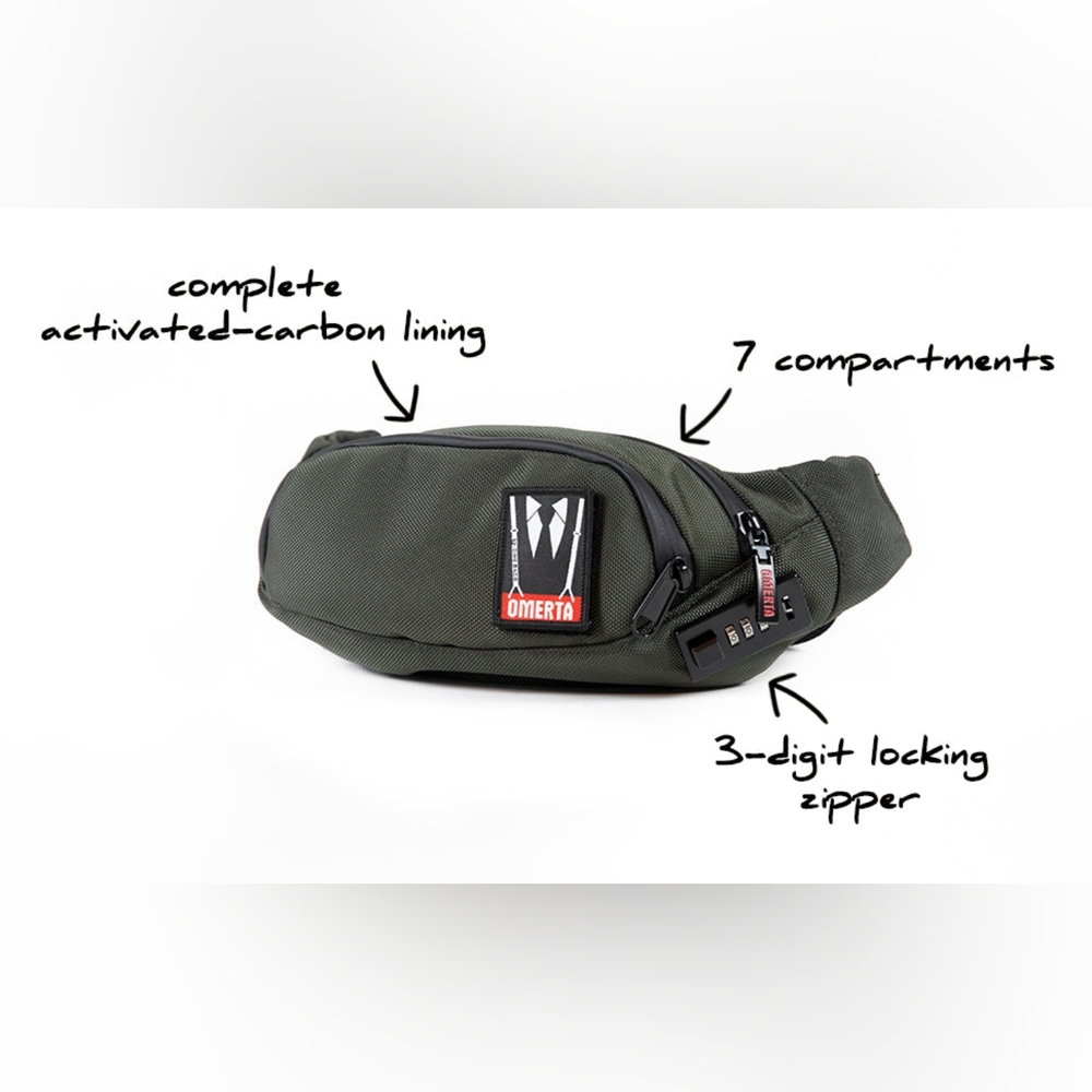 Army Green Omerta Fanny Pack